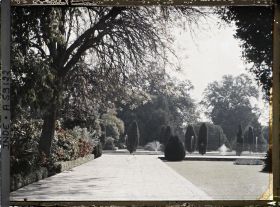 Image représentant Une partie des jardins du Taj Mahal