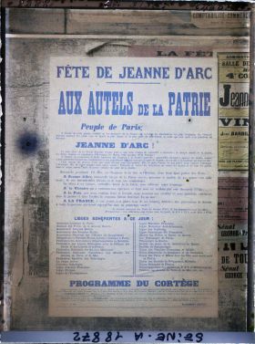 Image représentant Affiche pour la "Fête de Jeanne d'Arc" du 18 mai 1919