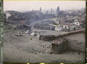 Image représentant Grèce, Salonique, Vue des remparts