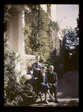 Image représentant René et Berthe Lévy, avec leur fils Robert