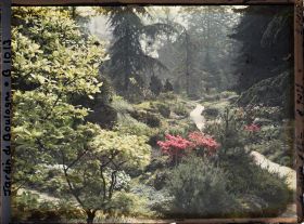 Image représentant Paysage du " sanctuaire japonais " proche du sorinto avec une allée menant au " village japonais "