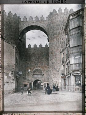 Image représentant Espagne, Avila, El Arco del Alcazar ou poste de l'Alcazar