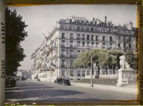 Image représentant Cinquième assemblée annuelle de la Société des Nations (SDN) à Genève. L'Hôtel de la Paix durant les conférences de la Société des Nations (SDN)