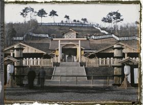 Image représentant Funérailles de l'Empereur Taishô-Tennô (Yoshihito), Tama Goryo (mausolée de Tama)