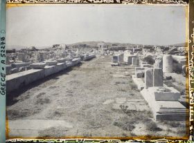Image représentant Quartier du Hieron (sanctuaire) d'Apollon, l'avenue des Processions conduisant au Hieron (direction nord)