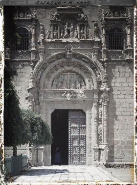 Image représentant Espagne, Tolède, Portail de Sta Cruz (de face)