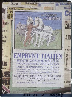 Image représentant Affiche de l'emprunt italien