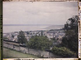 Image représentant Le quartier de Sainte-Catherine et la Seine, vus du mont Joli