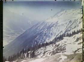 Image représentant France Les Alpes,  Vue prise de la Flégère. Le Brévent et dans le fond, le Tricot