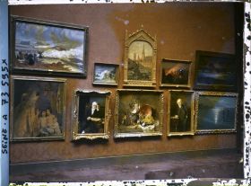 Image représentant Le Salon des artistes français au Grand Palais, tableaux
