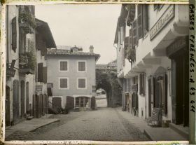 Image représentant France , St Jean-Pied de Port, Même porte prise intérieurement