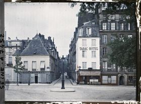 Image représentant La rue du Cardinal-Lemoine au départ du quai de la Tournelle
