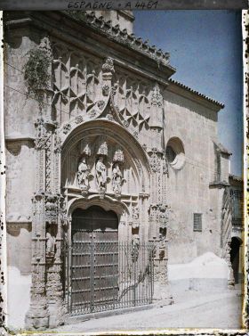 Image représentant Espagne, Tolède, Porte d'un ancien couvent