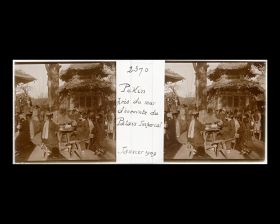 Image représentant Visiteurs d'une foire monastique dans le temple Huguosi ("monastère de la Protection du Pays")