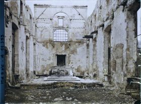 Image représentant Chapelle en ruines des hospices civils, rue Eugène Wiet (?)