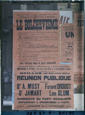 Image représentant Affiche du Parti socialiste (SFIO) pour les élections législatives de novembre 1919