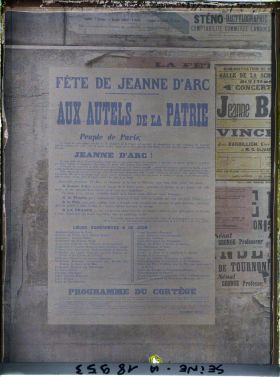 Image représentant Affiche pour la "Fête de Jeanne d'Arc" du 18 mai 1919