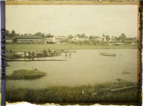 Image représentant Vue sur la lagune, en direction de la mission catholique (?)