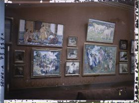 Image représentant Le Salon des artistes français au Grand Palais, tableaux