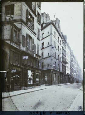 Image représentant L'angle des rues d'Aboukir et des Petits-Carreaux