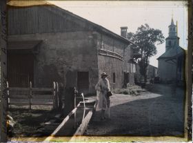 Image représentant France, Hte Savoie, Contre-Jour au Village de Bonège
