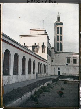 Image représentant La cour de la ménagerie du Dar el Makhzen (Palais al Makhzen)