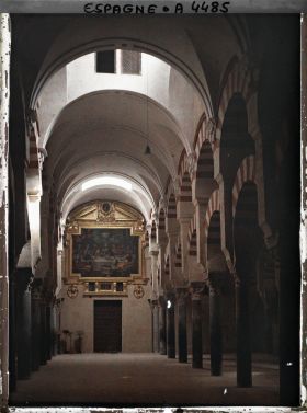 Image représentant Espagne, Cordoue, Intérieur de la Cathédrale au fond le Cène de Pablo de Cesprez