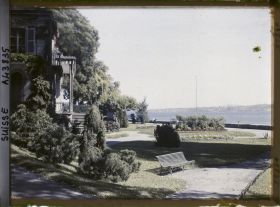 Image représentant La villa Mon Repos (Musée d'ethnographie de Genève) et le parc Mon Repos