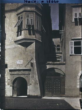 Image représentant Passage menant à la Via dei Portici (Laubengasse), au n°16 de la Via Argentieri (Silvergasse)