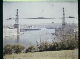 Image représentant Le pont transbordeur à l'entrée du vieux port
