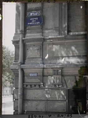 Image représentant Plaque "avenue des Portugais"