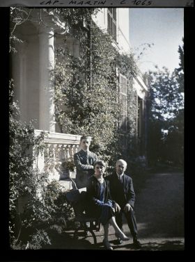 Image représentant René et Berthe Lévy, avec leur fils Robert