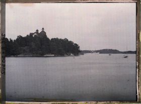 Image représentant Une villa sur une île