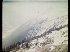 Image représentant France, Les Alpes Vue prise de la Flégère (1877m)  Le Brévent et, dans le fond, le Tricot