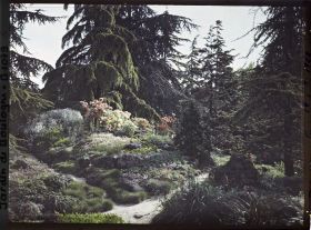 Image représentant Butte fleurie du " sanctuaire japonais " située entre le sorinto et le " village japonais "