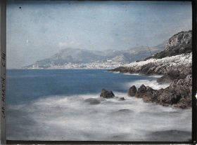 Image représentant Côte rocheuse du cap Martin vue en direction de Monaco