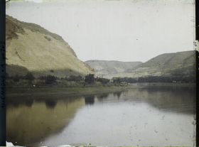 Image représentant Allemagne, Cochem (Moselle), La Moselle et le village de Cond