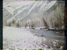 Image représentant France, Les Alpes-Vallée de Chamonix Les Rives de l'Arve en aval de Chamonix