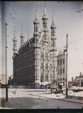 Image représentant Belgique, Louvain, Hôtel de Ville, ensemble Nord-Ouest