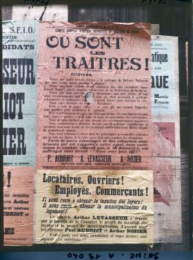 Image représentant Affiche du Parti socialiste (SFIO)  pour les élections législatives du 16 novembre 1919