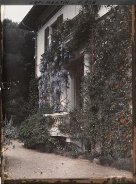 Image représentant Entrée de la villa Miramar, appartenant à Albert Kahn