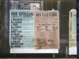 Image représentant Affiches de l'Union républicaine nationale et sociale pour les élections législatives de novembre 1919