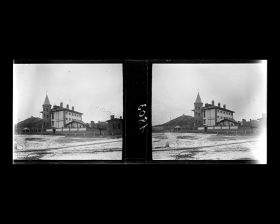 Image représentant Alila-Strasse, actuelle Yushanlu ("rue de Yushan"), la prison destinée aux Chinois