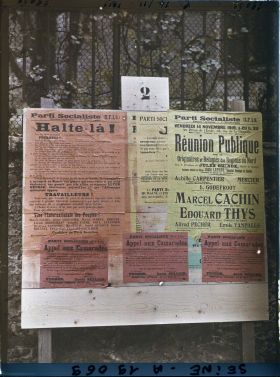 Image représentant Affiches du Parti socialiste (SFIO) pour les élections législatives de novembre 1919