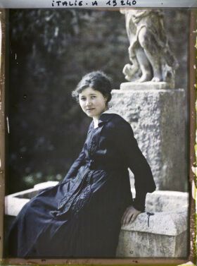 Image représentant Portait d'une jeune femme italienne