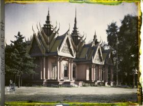 Image représentant L'Exposition Coloniale Internationale de 1931, le pavillon du Cambodge, section de l'Indochine