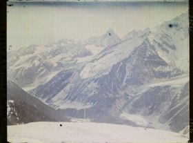 Image représentant France, Les Alpes, Vue prise de Planpraz (2062m) Aiguille du Tour, Vallée de Chamonix, Aiguille du Charonnet