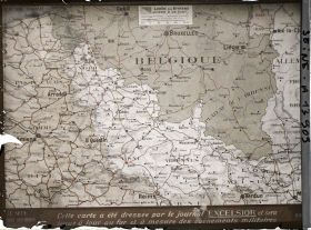 Image représentant Carte de la guerre du Journal L'Excelsior