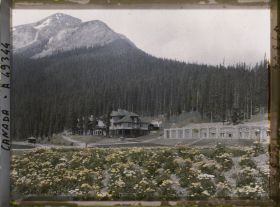 Image représentant Canada, Lac Louise, Vue s/ le pavillon de l'Hôtel
