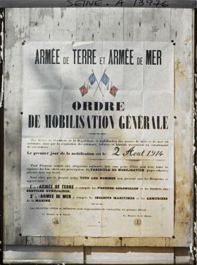 Image représentant Affiche de la mobilisation générale du 2 Août 1914